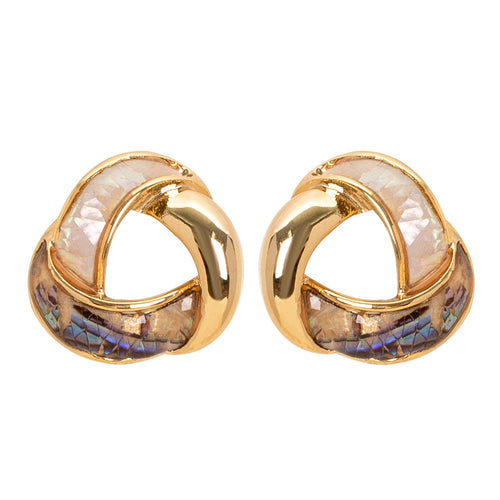 Eco-friendly Brass Earrings - Circle