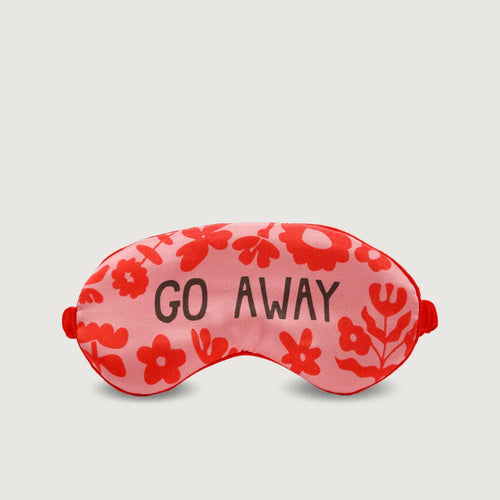 Satin Eye Mask - Go Away