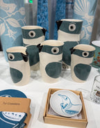 Ceramic Bird Jug - Kingfisher