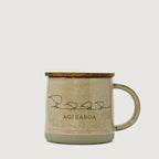 Glazed Ceramic Mug (Kiwi Brown)