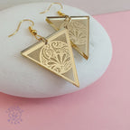 Earrings Batik Triangle