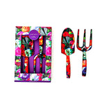 Garden Trowel & Fork Set- Pink Fantail