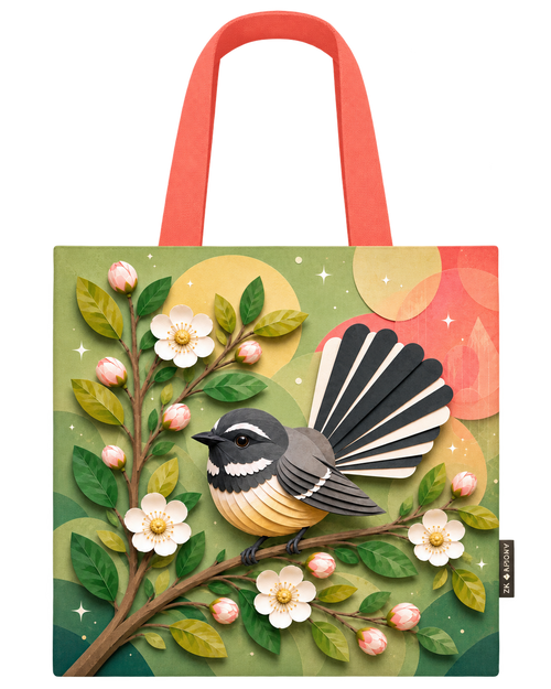 Tote Bag - Dancing Pīwakawaka