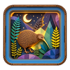 3D Wooden Light Box - The Great Kiwi Escape