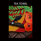 Tea Towel - Huia Bird