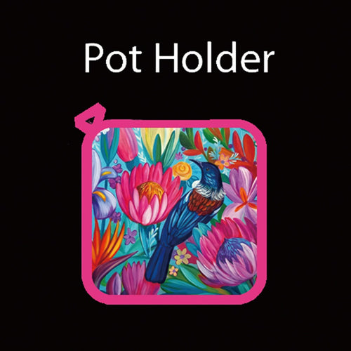 Pot Holder - Pink Tui