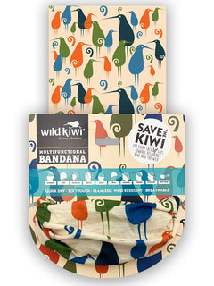 Wild Kiwi Bandana - Retro Kiwi