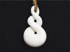 Premier twist bone carving pendant