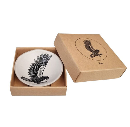 Kea - Black and White Porcelain Bowl 7cm