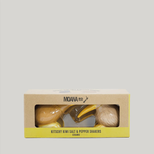 Kitschy Kiwi Salt & Pepper Shakers - Ceramic