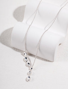 Sterling Silver Necklace Water Drops