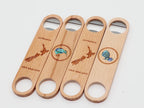 NZ Made Wooden Bottle Opener with Paua