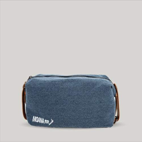 Toiletry Bag - Denim Canvas colour