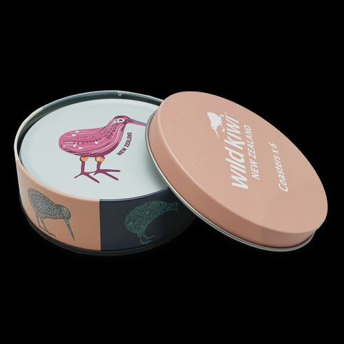 Wild Kiwi Coaster Set 6 - Kiwi Designs