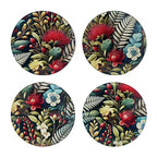 Glass Coasters Set Pohutukawa Tapestry