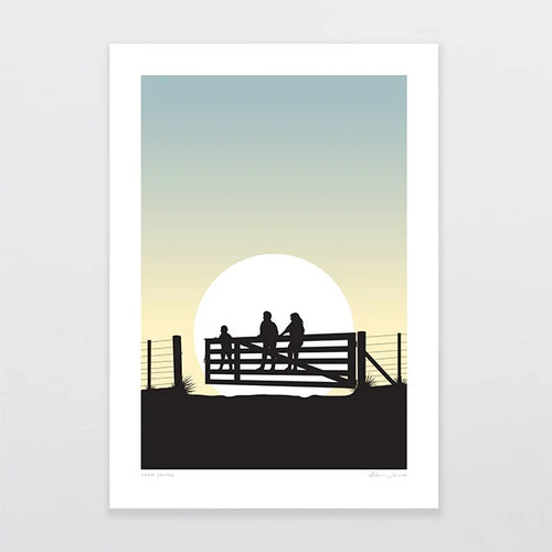 A4 Art Print - Farm Swing