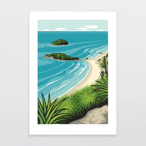 A4 Art Print - Mauao Summit