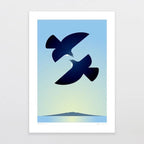 A4 Art Print - Morning Tui