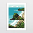 A4 Art Print - Piha