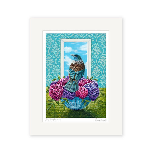 A4 Matted Print- Just Breathe