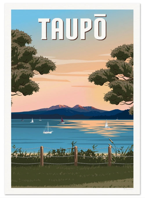 A4 Viva Print - Taupō