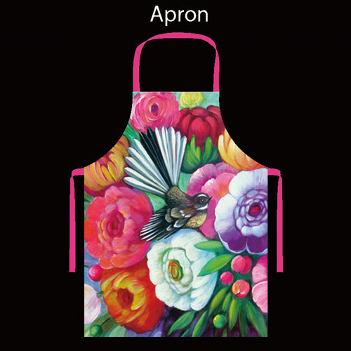 Apron - Pink Fantail