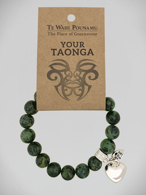 Aroha Charm Bracelets - Your Taonga - BC Nephrite Jade