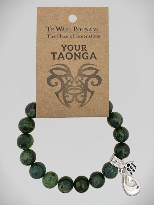 Aroha Charm Bracelets - Your Taonga - BC Nephrite Jade