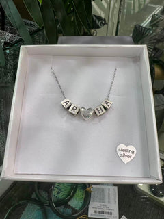 Sterling Silver Necklace - AROHA Cube