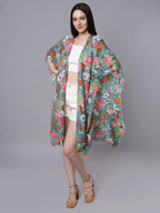 Australian Coastal Merino Wool Travel Cape Floral