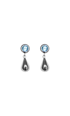 Boh Runga - Drop in the Ocean Topaz Studs