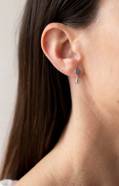 Boh Runga - Drop in the Ocean Topaz Studs