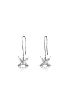 Boh Runga - Petite Feather Kisses Hook Earrings