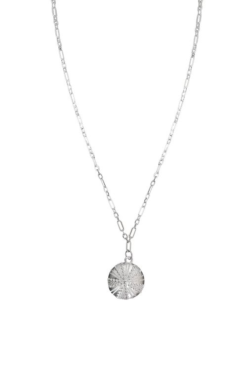 Boh Runga - Sterling Silver Kina Pendant