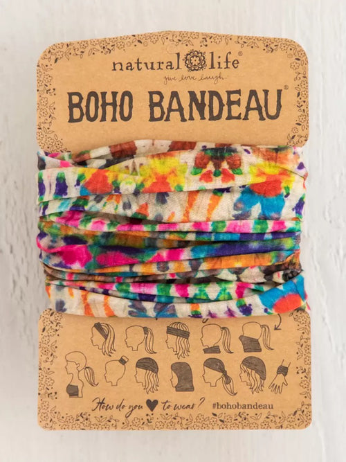 Boho Bandeau - Fuchsia / Marigold