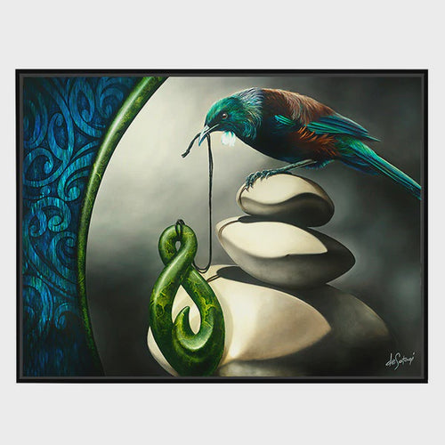 Framed Art Canvas Print - Sudden Chances