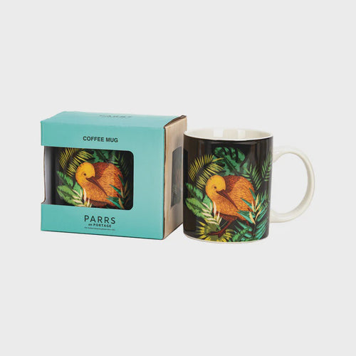 Coffee Mug Kiwi Tropics -Black