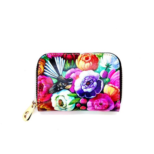 Card Holder - Pink Fantail