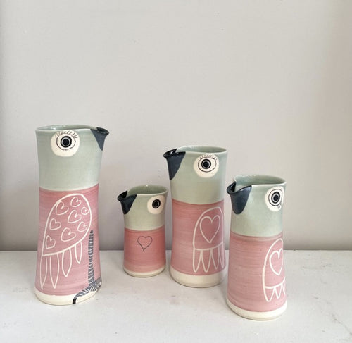 Ceramic Bird Jug - Aroha