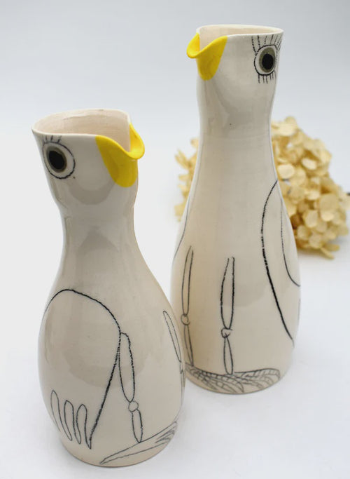 Ceramic Bird Jug - Heron