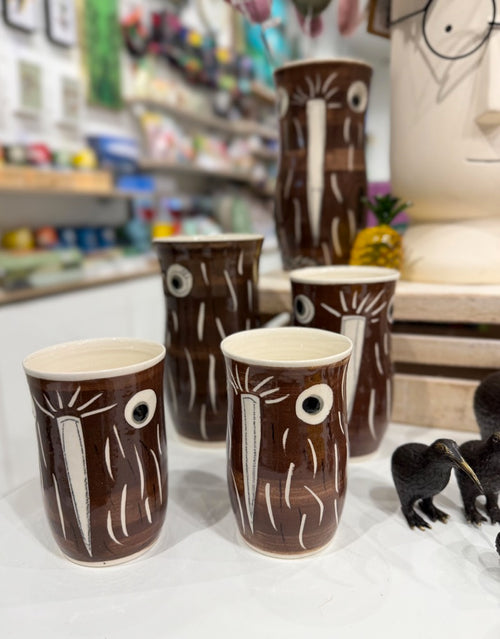 Ceramic Bird Jug - Kiwi