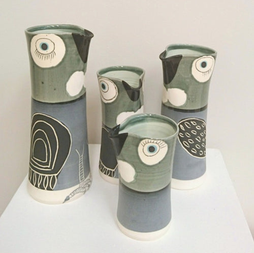 Ceramic Bird Jug - Tui