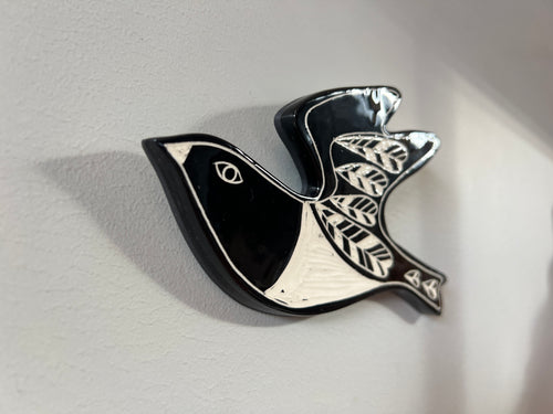 Ceramic Sgraffito NZ Birds