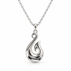 Sterling Silver Jewellery - Fish Hook Necklace