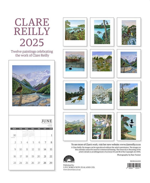 Wall Calendar 2025 - Clare Reilly