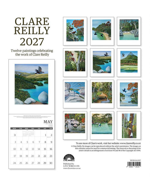 Clare Reilly - 2027 Wall Calendar