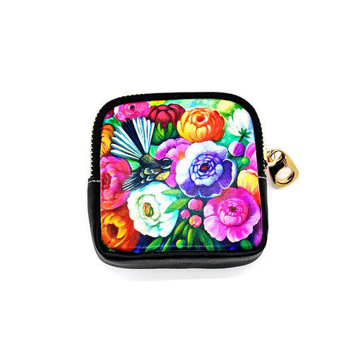 Coin Purse - Pink Fantail