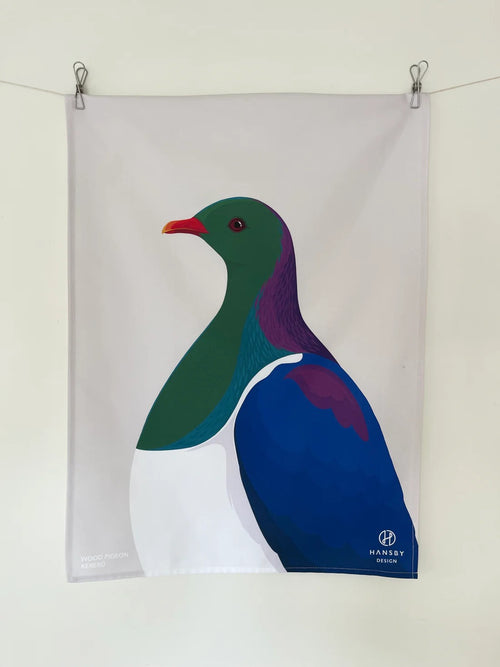 Cotton Tea Towel Kereru