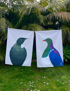 Cotton Tea Towel Kereru