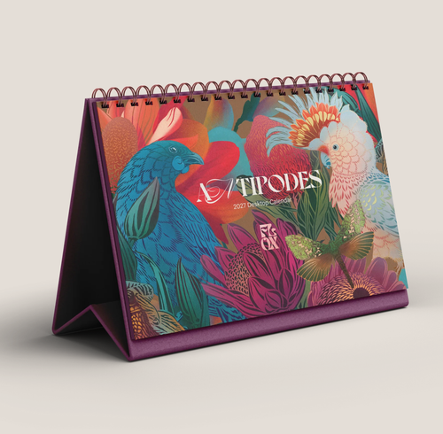 Flox - Antipodes 2027 Desktop Calendar